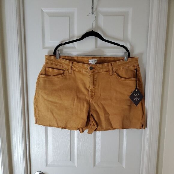 🍁New Super Cute Plus Size Shorts Size 20W - Picture 6 of 10